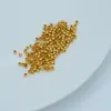 Joias DIY Acessórios de Miçangas Feitos à Mão Cor Dourada 14K Contas que Preservam a Cor Pulseira de Transferência Colar Headwear Contas Espaçadoras