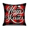 Funda de almohada con carta de San Valentín de Amazon para el hogar, funda de cojín para sofá, almohada de amor roja, almohada para la cama al por mayor