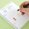 Libro de Práctica de Escritura a Mano para Niños con Ritmo Francés Transfronterizo, Cuaderno de Entrenamiento de Control del Bolígrafo, Libro de Escritura Mágica Desaparecente, Divertida Práctica de Escritura con Bolígrafo Duro para Niños Pequeños