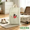 Bolsa de Almacenamiento Impermeable con Cremallera para Viaje Caricatura Fresca Multifuncional Bolso de Mano Portátil Bolsa para Polvo para Zapatos y Ropa