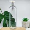 Fabricante de origen 500 ml desinfección gel antibacterial para manos Botella con bomba dosificadora transparente gel de ducha botellas de plástico