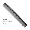 Directo del fabricante: Peine de doble cabeza Tony Gai, peine de aguja de acero con cola puntiaguda de fibra de carbono, peine de plástico para peluquería y corte de pelo