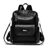 Mochila de Viaje de Cuero Suave, Mochila Sencilla Retro Antirrobo para Mujer, Bolso Cruzado Casual para Hombro, Bolso de Moda para Mujer