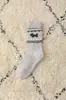 Meias de Lã Fair Isle Retrô para Mulheres, Meias de Cano Médio para Outono e Inverno, Meias Grossas, Meias Quentes de Cachorrinho Fofo