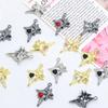 Estilo Gótico Europeu e Americano da Moda Broca Manual de Amor Estrela de Quatro Homens Acessórios de Joias DIY Material para Pulseira Colar Brincos