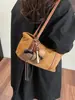 Bolso tote de gamuza de gran capacidad para mujer, bolso de hombro suave y cómodo, perfecto para ir al trabajo, en estilo retro