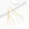 Diy joias acessórios cobre puro chapeado 14k ouro verdadeiro pérola corrente pingente coreano high-end handmade brincos acessórios de material