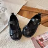 Zapatos de Princesa de Cuero con Lazo para Niñas 2026 Verano Nuevos Zapatos de Ballet Planos de Suela Suave Mocasines de Caña Baja para Niños