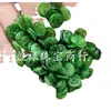Fivela de Moeda de Cobre Verde Contas Soltas de Jade Verde Espinafre Espaçadores Finos de Moeda de Cobre Contas Espaçadoras Acessórios para Joias Contas de Jade Feitas à Mão