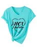Enfermeira Nic Coração Amazon Atacado Comércio Exterior Transfronteiriço Feminino Confortável Casual Tamanho Plus Versátil Manga Curta