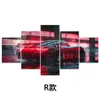 2025 Amazon Estilo Cyberpunk Americano Carro Musculoso Pintura Decorativa Sala de Estar Sofá Fundo Mural Pintura Pendurada