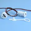 Conector Fêmea Tipo-C Redondo com Luz Indicadora de Carregamento, Terminal Ph de 2 Pinos, Farol de Bateria de Lítio, Interface de Carregamento para Equipamentos de Beleza