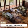 Sillón individual para salas de estar pequeñas, juego de mesa y sillas de ocio para balcón, silla para dormitorio de hotel y casa de huéspedes, estilo vintage