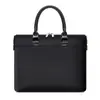 Bolsa de Mão Moderna Pasta Masculina Bolsa para Laptop de 15 polegadas Bolsa para Documentos de Negócios com Logo Estampado Bolsa Masculina