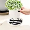 Bandeja de raiz anti-apodrecimento, base elevada para vasos de flores, apoio para os pés, suporte, elevador de vaso de flores ventilado e respirável para evitar acúmulo de água