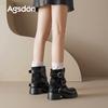 Botas Martin Augusden para Mujer 2026 Botines Nuevos de Otoño Suela Gruesa Botas Melard Botas Vaqueras Occidentales de Tacón