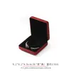Caja de joyería de caja de hierro de cuero PU, caja para anillos, caja para colgantes, caja para pulseras, joyero, caja de embalaje para joyería de hierro en bruto
