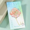 Vinte e Quatro Termos Solares Marcador de Página de Metal Wen Chuang Estilo Chinês Presente de Formatura Sentido de Alto Nível Marcador de Página Personalizado Lembrança Presente