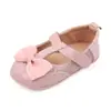 Zapatos de Princesa de Color Sólido con Lazo para Bebé de Primavera y Otoño para Niña, Cómodos y Modernos para Niños Pequeños BBW3094