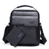 Bolso bandolera para hombre, bolso de hombro vintage de cuero, vertical, portátil, de negocios, informal, de cuero, tipo cartera, bolso para hombre.