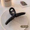 Pinza para el Cabello Extra Grande de 13 cm para Mujeres con Gran Volumen de Cabello y Pinza Tiburón Cruzada Esmerilada de Alta Gama Elegante Pinza para el Cabello para la Parte Posterior de la Cabeza Pinza de Agarre