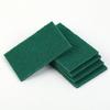 Estropajo verde para catering, duradero, para lavar platos, cocina, de nailon con arena, personalizado, venta al por mayor