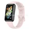 Adequado para Huawei Band 7, pulseira de silicone, pulseira oficial Huawei Band 7, pulseira de reposição, pulseira de cor sólida