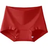 Algodón Clase A de 60 Hilos de Fibra Larga Ropa Interior para Mujer, Algodón Puro, Cintura Media, Entrepierna Antibacteriana, Tallas Grandes, Calzones de Triángulo Transpirables, Pantalones Cortos tipo Boxer
