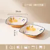 Cuencos, platos y vajilla hechos a medida, de alta temperatura, pintados bajo vidriado, minimalistas; cuencos y platos de arroz de cerámica; juegos de regalo de tazones y platos
