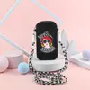 Bolsa de Silicona para Teléfono Móvil de Belleza Transfronteriza, Bolso Cruzado para Exteriores, Billetera para Monedas, Bolsa de Almacenamiento con Correa, Venta al por Mayor Directa de Fábrica