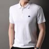 Hengyuanxiang 100% Algodón Peinado Camiseta Manga Corta Hombre 2025 Verano Nuevo Camiseta Elegante Ropa Camisetas
