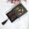 Caixa de Gaveta com Borla Tradicional Caixa de Joias Vermelha Dourada Caixa de Pulseira Atacado em Estoque com Bolsa de Pano