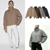 Jaqueta esportiva acolchoada feminina com gola alta e repelente à água, estilo europeu e americano, casaco puffer para o outono