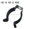 Tubo de Luz T8 Clipe Revestido de Borracha de Aço Inoxidável Clipe de Aço Inoxidável para Tubo T8 Aço Inoxidável 304 Grampo Revestido de Borracha Ferragens para Vara de Pesca Clipe de Aço Inoxidável