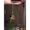 Sândalo verde sachet bola oca pingente de celular Chaveiro Pingente de carro mochila antiga joia portátil difusor