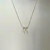 Collar para Clavícula Versátil Estilo Lujo Ligero Circonita Cúbica en Forma de Cubo