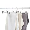 Colgador Clip Multifuncional para Pantalones, Herramienta de Almacenamiento Especializada para Pantalones, Antideslizante y Sin Marcas, Clip de Acero Inoxidable para Faldas para Colgar Ropa y Secar Pantalones