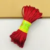 Hilo de Tejer DIY Cuerda de Colores Material Hecho a Mano Cuerda de Nudo Chino Cuerdas de 10 Colores Material de Hilo para Jardín de Infancia