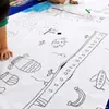 Lienzo de Tela Larga Impermeable para Graffiti de 100 metros Rollo de Pintura Graffiti Lienzo Blanco Puro para Actividades del Festival Padre-Hijo de Jardín de Infancia Niños