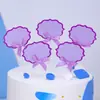 Cartão de Decoração de Bolo de Feliz Aniversário com Laço, Bênção, Confissão, Bandeirinha para Inserção, Suprimentos para Festa de Aniversário