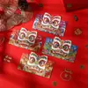 Bolsa Roja 3D para Niños del Año del Caballo, Paquete de Dinero Próspero para la Víspera de Año Nuevo, Sobre Rojo Chino Moderno y Creativo en Stock