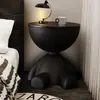 Mesita de Noche Creativa Mesa de Café Pequeña y Plana Apartamento Pequeño Hogar Sala de Estar Sofá de Diseñador Dormitorio Mesita de Noche de Plástico