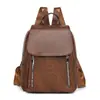 Mochila Nueva para Mujer 2024 Casual Gran Capacidad Moda Retro Viaje Bolsa Escolar Textura de Cuero Suave Bolsa para el Trabajo