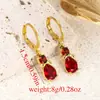 Lindos Aretes de Gatito Rojo de Aleación Temu Aliexpress Artículos Más Vendidos Joyería Transfronteriza Europea y Americana de Venta Caliente Lujo Ligero