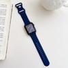 Adecuado para iWatch Gama Completa Correa de Silicona Apple Grabado Láser Creativo Conejo en Relieve Silicona Monocromática Correa S10