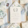 Convites de casamento de luxo personalizados, convites em papel de algodão, convites em papel rasgado à mão, convites de casamento, presentes únicos e de alta qualidade