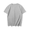 Camiseta Masculina com Ombro Caído Cor Lisa Camada Base Roupa Masculina Tendência Uniforme de Classe Pré-venda Tops Verão Marca Tendência Branco Puro Manga Curta