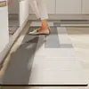 Tapete Absorvente de Água Antiderrapante Estilo Wabi-Sabi, Simples e Fácil de Manter, Tapete para Chão de Cozinha, Lavável, Absorvente de Água, Secagem Rápida, Tapete de Chão de Terra de Diatomáceas