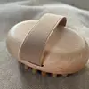 Pente Massageador Air Bag para Couro Cabeludo Pente de Sândalo para Homens e Mulheres Terapia com Raspagem na Cabeça Pente para Meridianos da Cabeça Escova Corporal de Massagem de Madeira