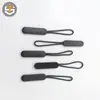 Cuerda de Cierre de Cremallera de PVC de Alta Calidad, Cabeza Ovalada Larga de Tirador, Cuerda para Ropa, Equipaje, Cabeza de Cremallera Moldeada por Inyección, Cuerda de Cola de Tirador de TPU